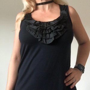 Price Drop!! Alfani Sleeveless Top with Ruffles Like New